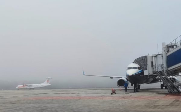 Foto Sempat Terganggu, Aktifitas di Bandara SSK II Pekanbaru Sudah Kembali Normal