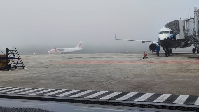 Foto Bandara SSK II Pekanbaru Buka Layanan ke Kuala Lumpur