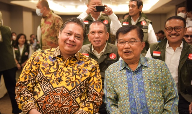 Foto Jusuf Kalla Dukung Airlangga Capres 2024 untuk Kemakmuran Indonesia