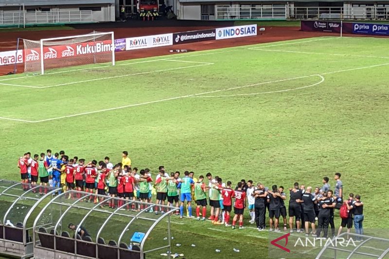 Foto Timnas U-17 Indonesia Beri Apresiasi Khusus untuk Palestina