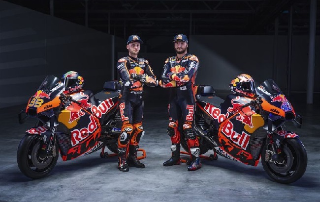 Foto Tim Red Bull KTM Targetkan Raih Gelar Tertinggi di MotoGP Musim 2023
