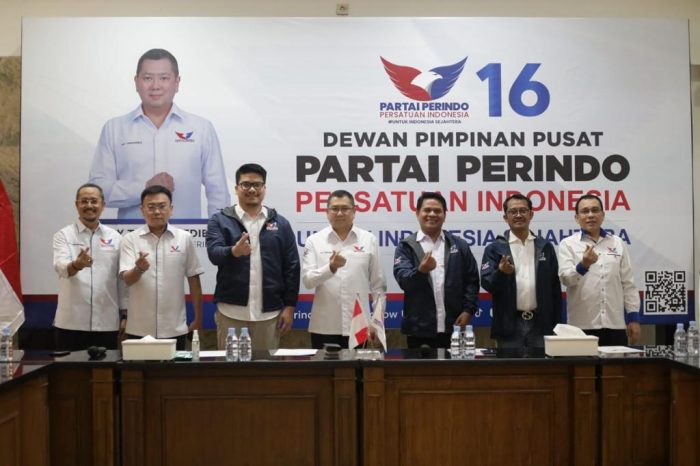 Foto Perkuat Partai Perindo, Hary Tanoe Lantik Dua Fungsionaris DPP