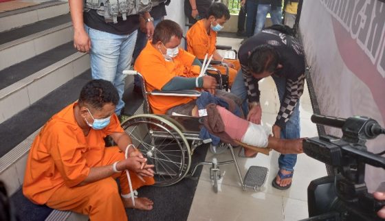 Foto Berulah di Riau, 3 Rampok Asal Sumsel Ditembak