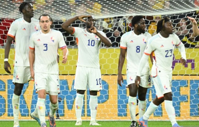 Foto Kualifikasi Euro 2024: Romelu Lukaku Borong Tiga Gol Saat Belgia Bekuk Swedia