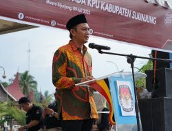 Foto Kirab Pemilu Berakhir, Medo Patria: Besok Menuju Negeri Sepucuk Melayu Sembilan Lurah