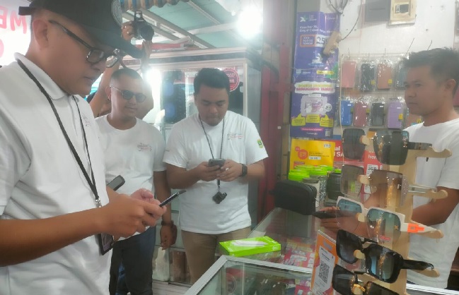 Foto QRIS Kini Tersedia di Pasar Raya Solok