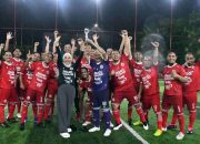 Foto Mini Soccer Trofeo Cup JPS HUT ke-114 PT Semen Padang, Tim Humas FC Semen Padang Juara 1