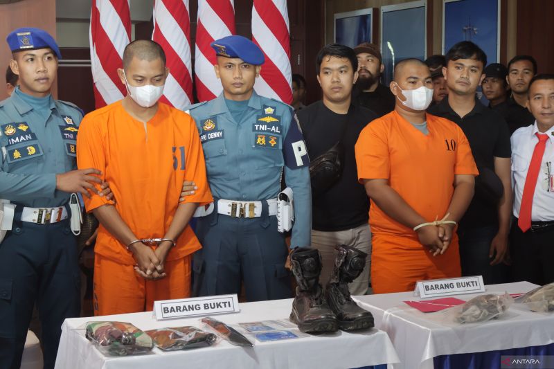 Foto Pelaku Akui Telah Membunuh Casis TNI AL 