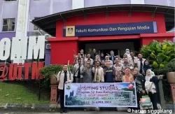 Kunjungan studi mahasiswa Magister Ilmu Komunikasi Universitas Andalas ke UITM Malaysia. (ist)