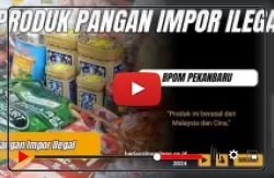 Video Waspada Produk Pangan Impor Ilegal, BPOM Pekanbaru Sita Ratusan Pcs di Pekanbaru
