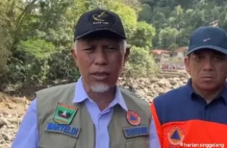 Gubernur Sumbar Minta Warga Tetap Waspada Potensi Banjir Bandang Susulan di Lereng Marapi