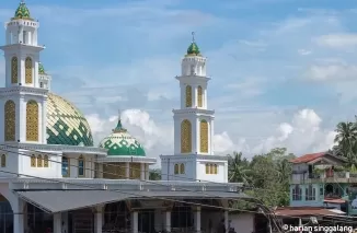 Kondisi Simpang Manunggal, Batusangkar. (rud)