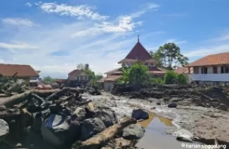 Korban Banjir Lahar Hujan Sumatra Barat Mencapai 43 Orang