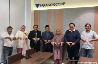 Panitia acara dari Malaysia bersilaturahim ke PT. Paragon Technology And Innovations (Wardah) di Jakarta, pekan lalu.*