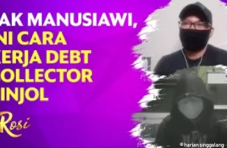 Ilustrasi strategi Debt Collector teror nasabah. (Foto: YouTube KompasTV)