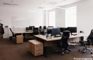 Ilustrasi ruang kerja. (Foto: Okezone.com)