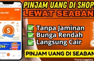 Ilustrasi pinjaman uang di Shopee.