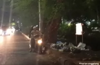 Pelaku pembuangan sampah