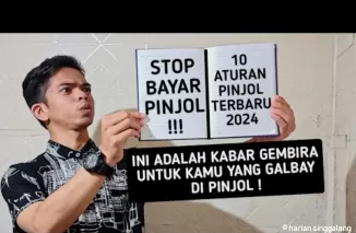 Ilustrasi aturan pinjol. (Foto YouTube Singgih B Maulana)