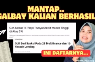 Ilustrasi pinjol kredit macet.