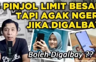 Ilustrasi pinjol limit besar. (Foto: YouTube Sekilas Pinjol)