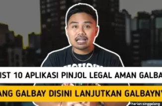 Ilustrasu pinjol legal aman galbay.