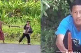 ODGJ mutilasi di Garut. (Foto: Tribunnews)