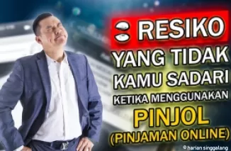 Ilustrasi risiko menggunakan pinjol.