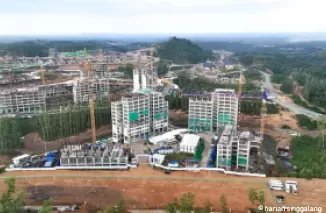 Penampakan pembangunan IKN. (Foto: Liputan6com)