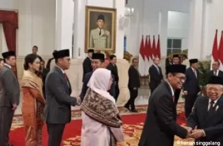 Presiden Joko Widodo (Jokowi) hari ini melantik 3 (tiga) orang Wakil Menteri Kabinet Indonesia Maju. (Foto. Titro.id)