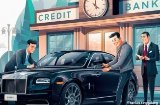Ilustrasi KKB BCA bunga 3% sebulan (foto: Ideogram AI)