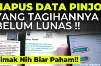 Cara menghapus data galbay pinjol.