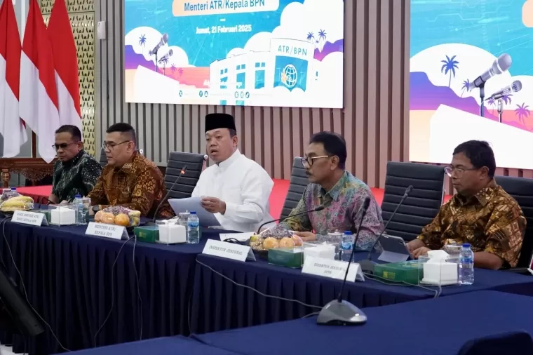 Menteri Nusron menegaskan sudah menerapkan Sistem Back up pada Sertifikat Elektronik. (ist)