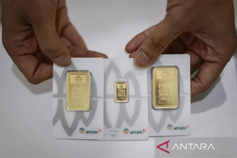 Emas Antam Jumat Naik Lagi Jadi Rp1,742 Juta per Gram