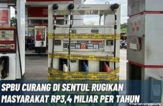 SINGGALANG - Kementerian Perdagangan bersama Bareskrim Polri menemukan modus kecurangan baru dalam pengisian BBM di SPBU. (Foto: YouTube GTV)