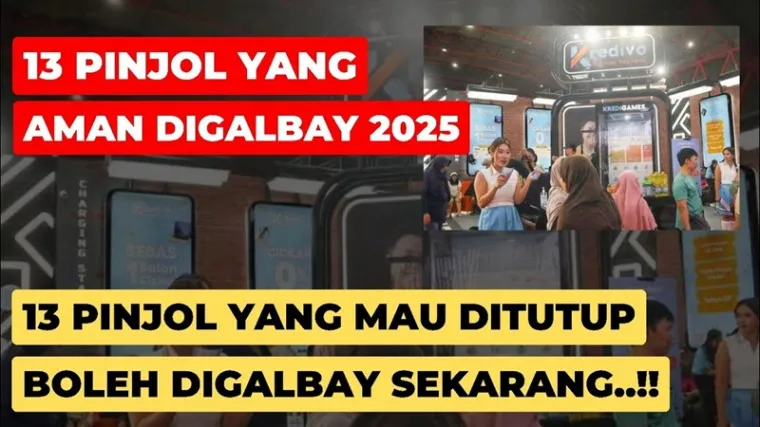 Ilustrasi Pinjol Legal OJK Bahaya galbay 2025. (Foto: Canva/ kanal Youtube Lapak Galbay)
