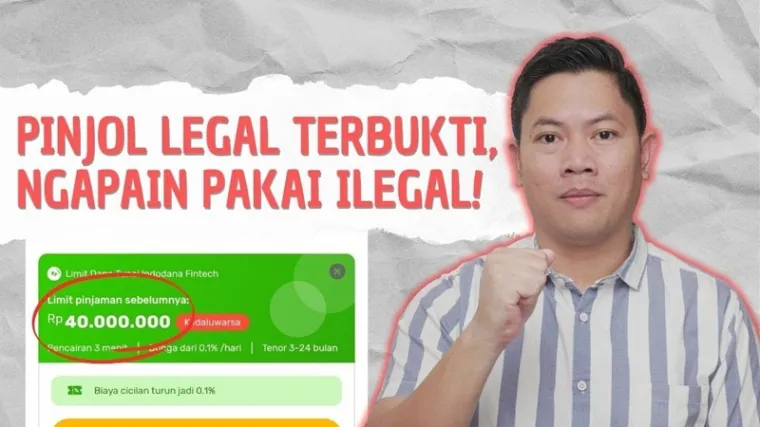 Ilustrasi Pinjol Legal OJK 2025. (Foto: Canva/ kanal Youtube Andre Tuwan)