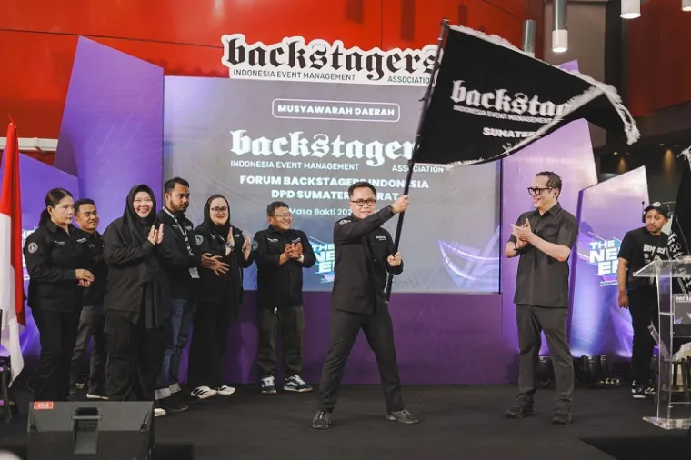 Bayu Permadi Ketua Forum Backstagers Sumbar Periode 2025--2029
