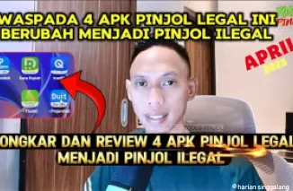 Ilustrasi Pinjol Legal OJK Bahaya galbay 2025. (Foto: Canva/ kanal Youtube Tools Pinjol)