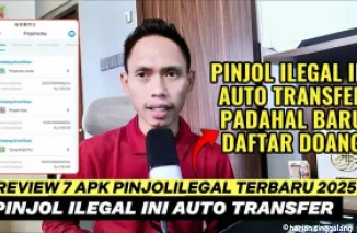 Ilustrasi Pinjol iLegal Bahaya galbay 2025. (Foto: Canva/ kanal Youtube Tools Pinjol)